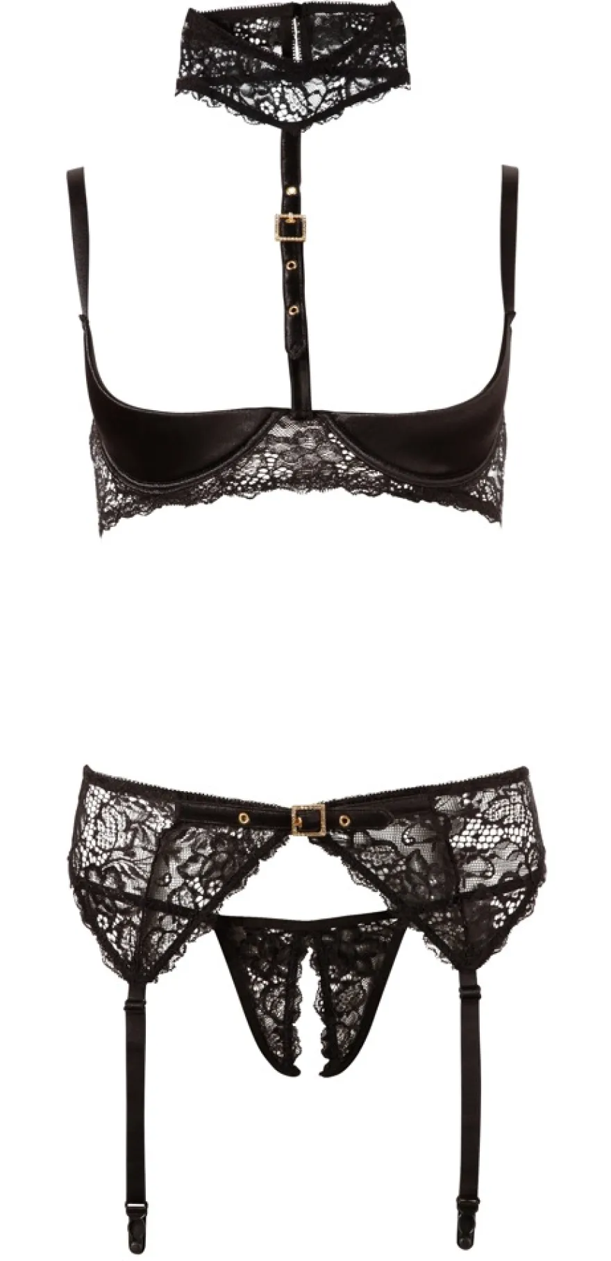 Abierta Fina - Hebe Set schwarz
