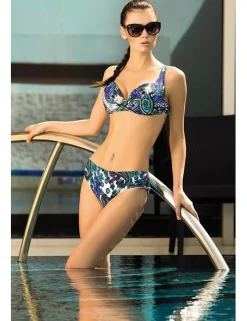 Anabel Arto - Cabrio Bikini mit Neckholder-Träger blau
