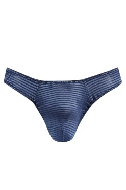 Anais - Herren String aus feinem Netz-Material gestreift