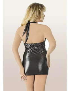 Andalea - Kleid M/1071 AN530512M schwarz/silber