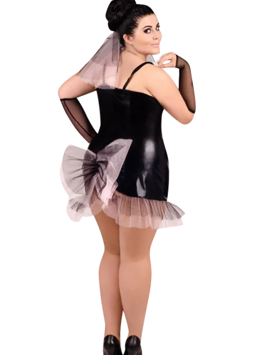 Andalea - schwarz Widow Negligee ADE2014