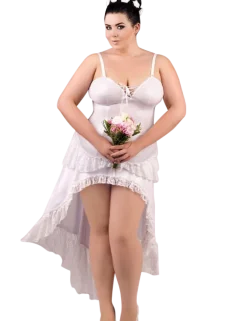 Andalea - Virgin weiß Negligee ADE2020