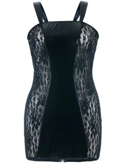 Andalea - Wetlook Chemise SB/1004 AN530860M schwarz