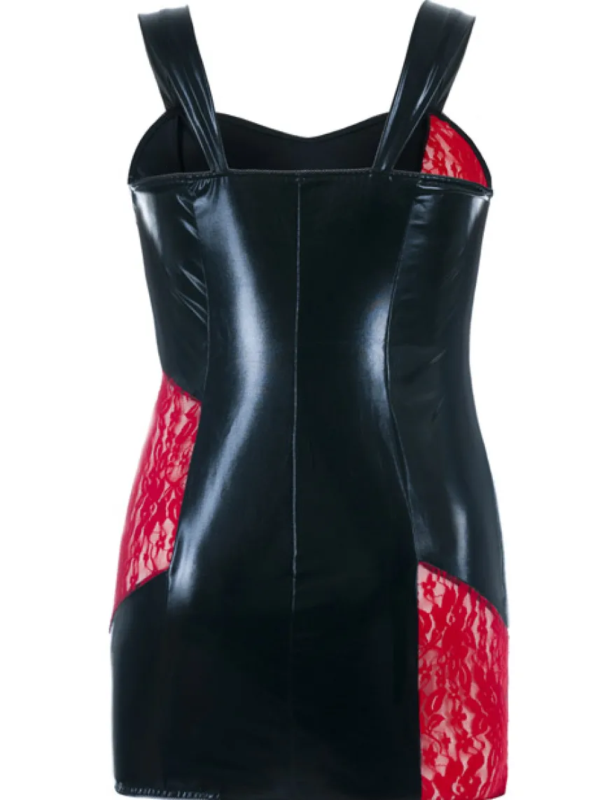 Andalea - Wetlook Chemise SB/1006 AN530870M schwarz/rot