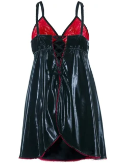 Andalea - Wetlook Chemise SB/1003 AN530855M schwarz/rot
