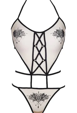 Axami - Body beige-schwarz