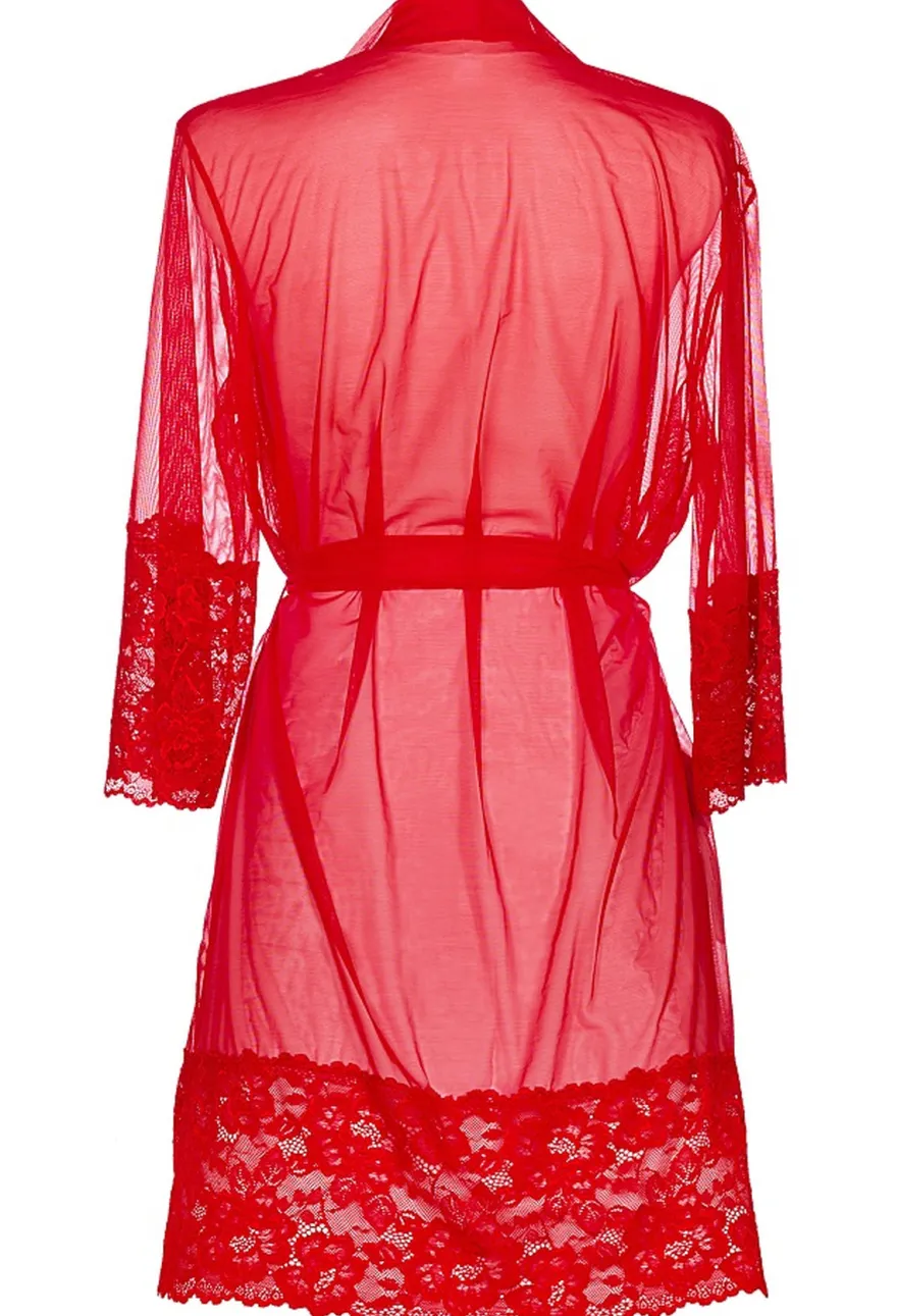 axami - Peignoir V-8860 red
