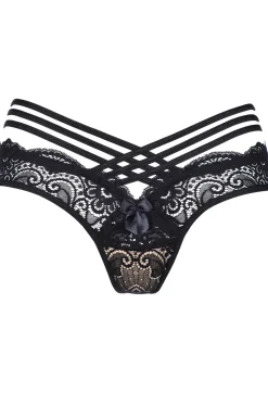 Axami - Riemchenstring mit Spitze