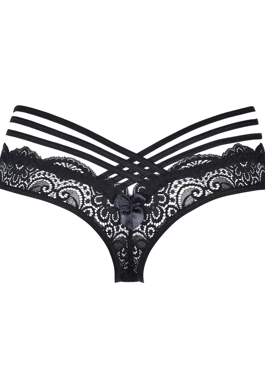 Axami - Riemchenstring mit Spitze
