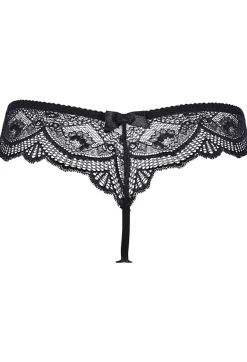 Axami - String schwarz-beige