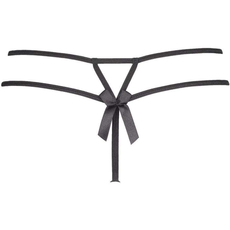 Axami - V-8738PS Plus Size string black 4XL