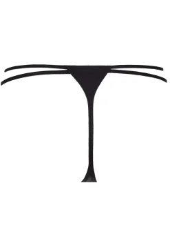 Axami - Wetlook String mit Riemchen