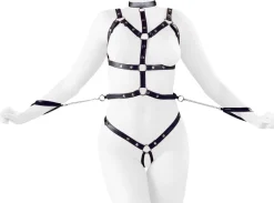 Bad Kitty-Bondage Body schwarz