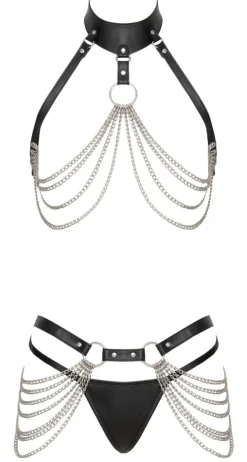 Bad Kitty - Harness und Ketten-Rock