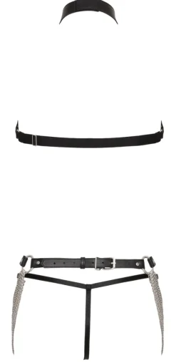 Bad Kitty - Harness und Ketten-Rock