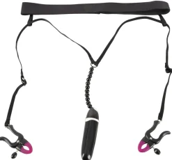 Bad Kitty - Spreader String mit Vibrator schwarz