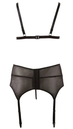 Cottelli Collection - BH Strapsset schwarz