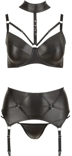 Cottelli Collection - BH Wetlook schwarz