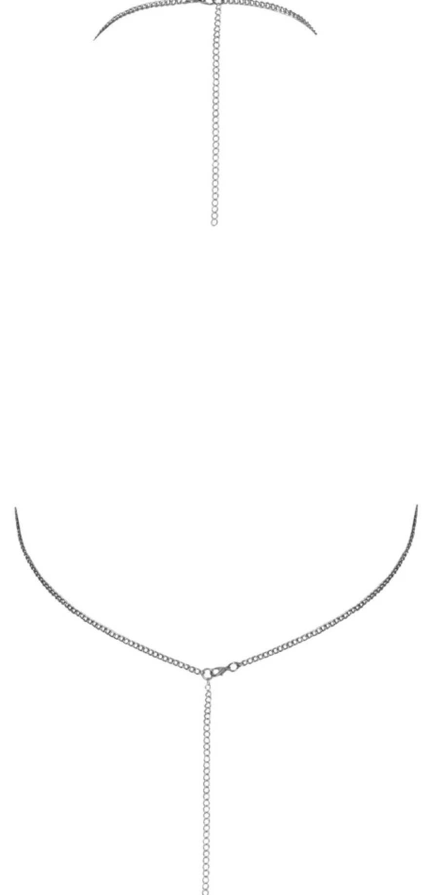 Cottelli Collection - Crop Top aus Metall