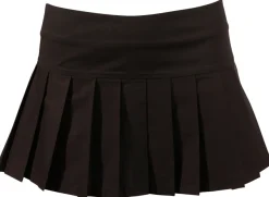 Cottelli Collection - Faltenminirock schwarz