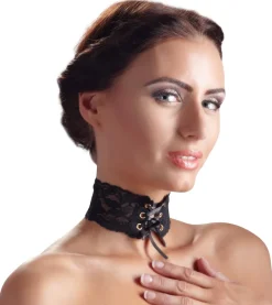 Cottelli Collection - Halsband Spitze schwarz