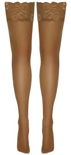 Cottelli Collection - Halterlose Strümpfe Nude