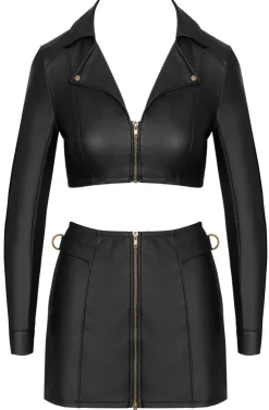 Cottelli Collection - Jacke und Minirock im Set