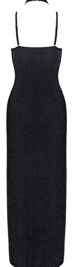 Cottelli Collection - Langes Kleid aus Glitzerstoff