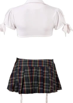 Cottelli Collection - Schulmädchen Set weiß