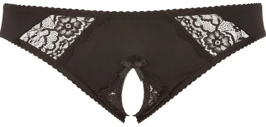 Cottelli Collection - Slip ouvert schwarz