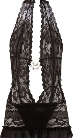 Cottelli Collection - Spitzenkleid schwarz