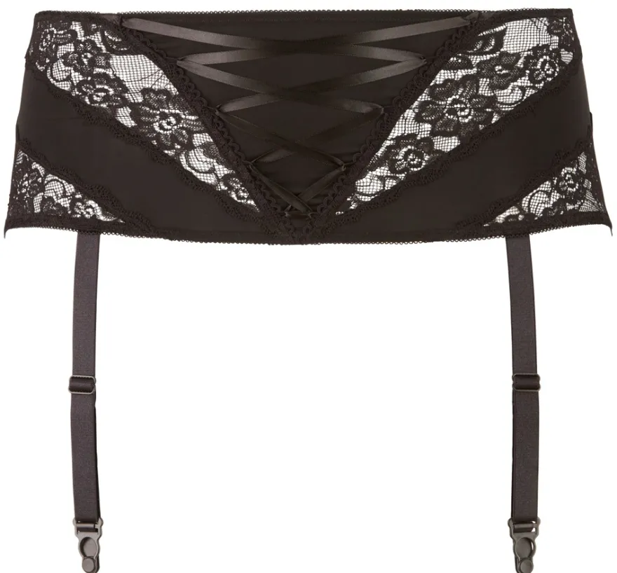 Cottelli Collection - Strapsgürtel schwarz