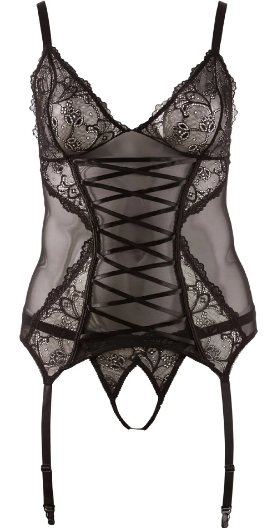 Cottelli Collection - Strapshemd schwarz