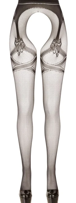 Cottelli Collection - Straps Strumpfhose schwarz