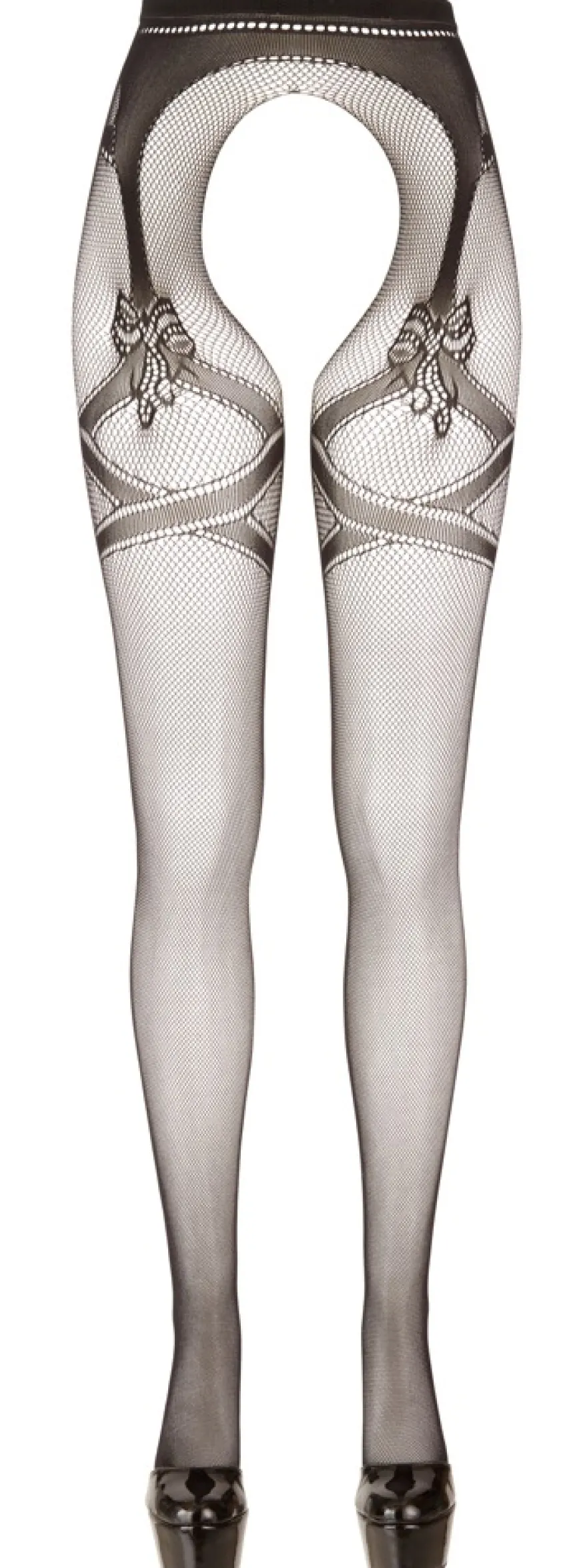 Cottelli Collection - Straps Strumpfhose schwarz