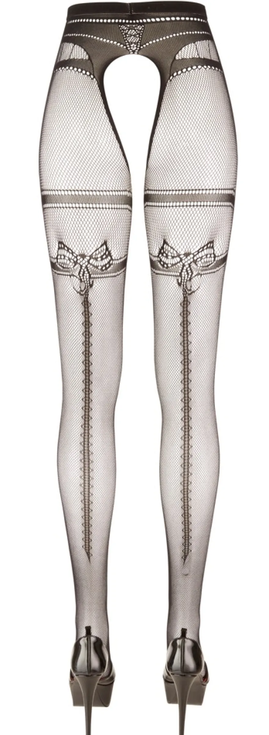 Cottelli Collection - Straps Strumpfhose schwarz