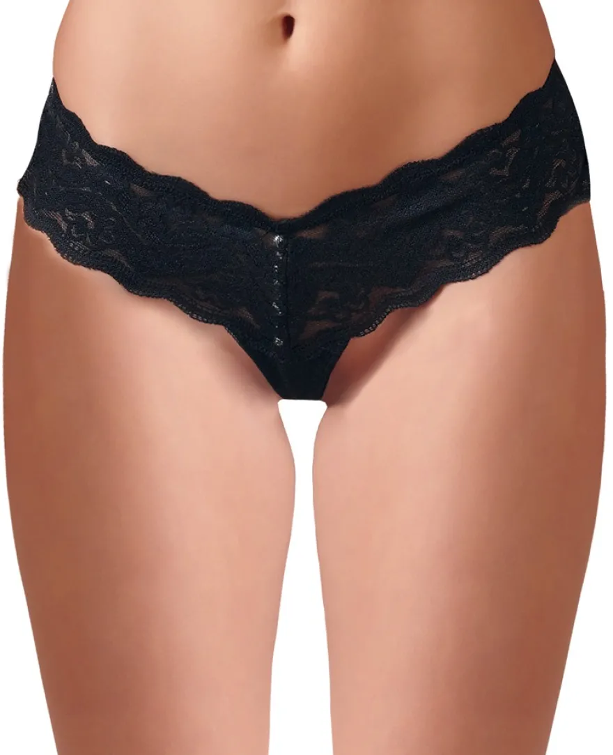 Cottelli Collection - String mit Perlenkette