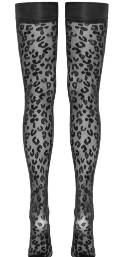 Cottelli Legwear - Halterlose Strümpfe schwarz