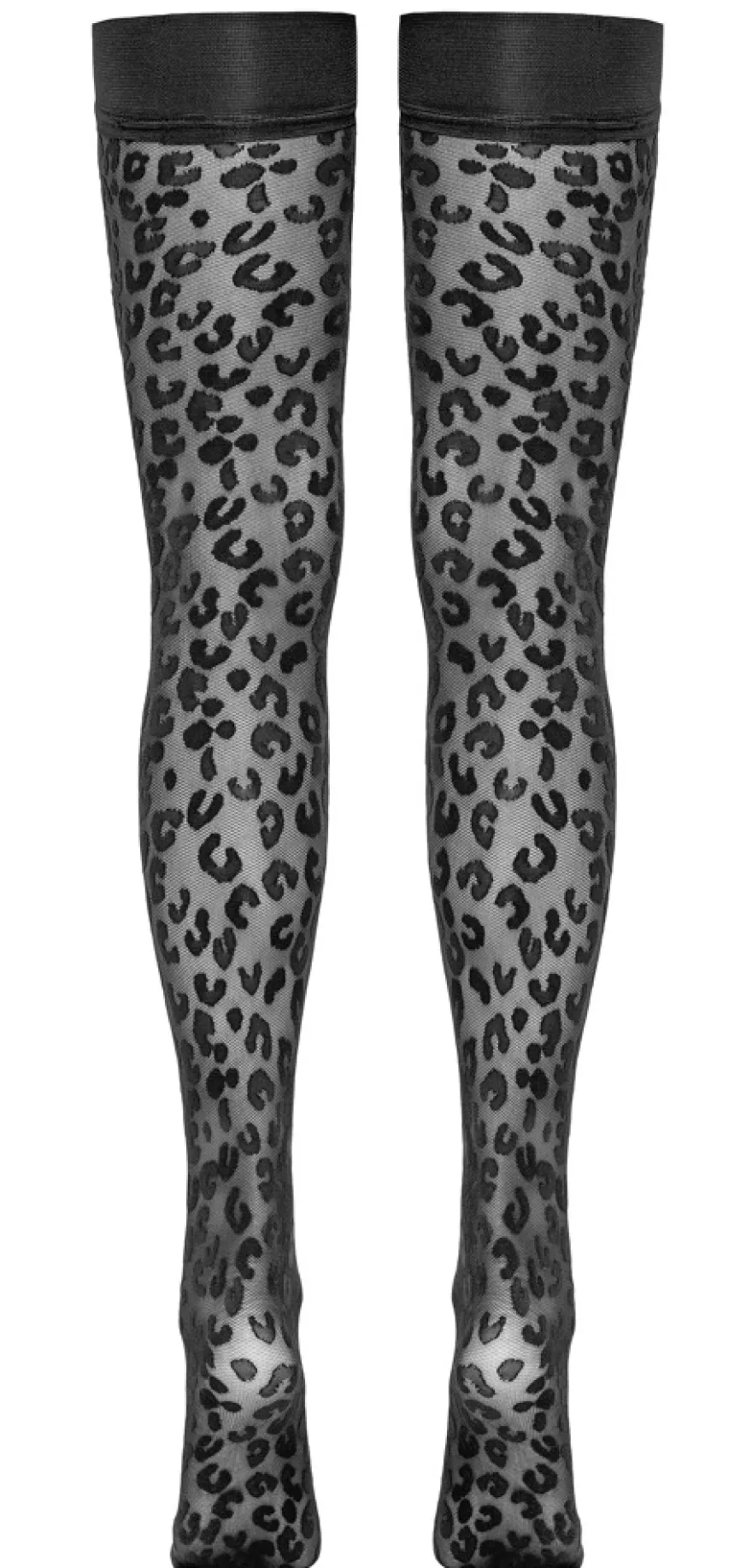 Cottelli Legwear - Halterlose Strümpfe schwarz