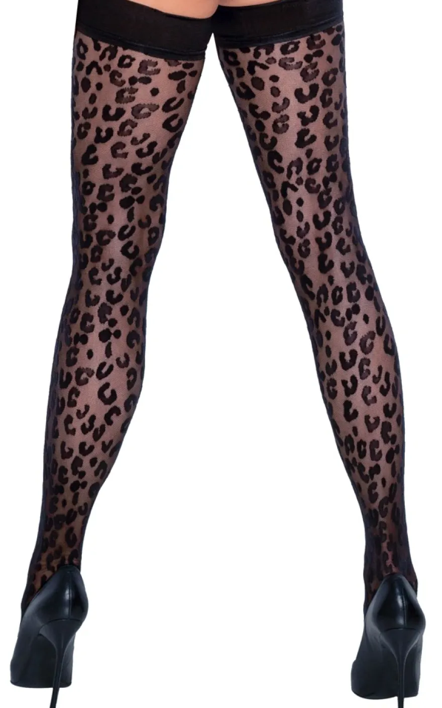 Cottelli Legwear - Halterlose Strümpfe schwarz