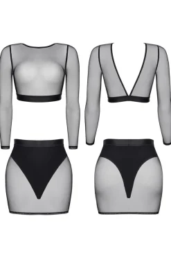 Demoniq - Clubwear Set aus feinem Material