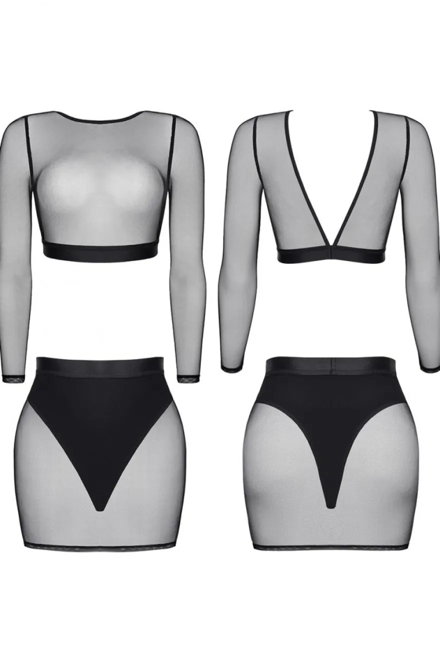 Demoniq - Clubwear Set aus feinem Material