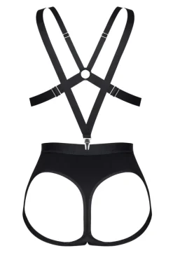 Demoniq - Clubwear Set aus weichem Material mit Gummibändern