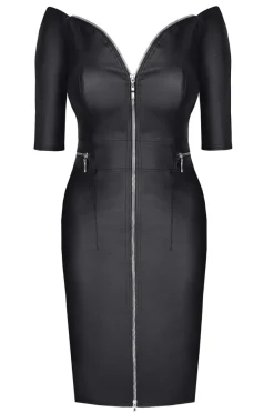 Demoniq - Kleid aus Kunstleder