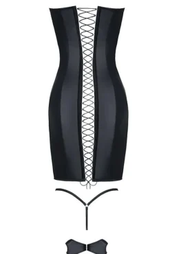 Demoniq - Minikleid Heidi DE739288M schwarz