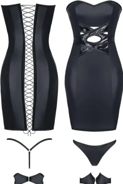 Demoniq - Minikleid Heidi DE739288M schwarz