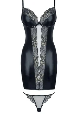 Demoniq - Minikleid Myriam schwarz/gold