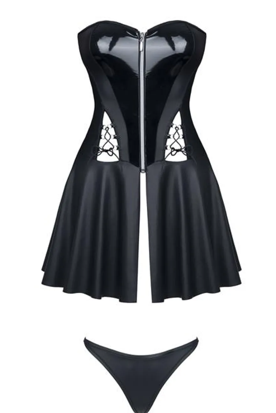 Demoniq - Minikleid Rita DE739298M schwarz