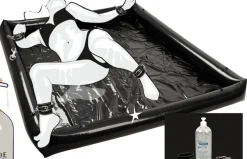 Fetish Collection - Glossy Games Lackspielwiese Set 185x140cm schwarz