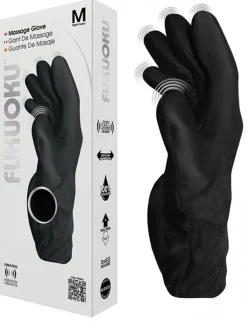 Fukuoku - Glove Massage-Handschuh schwarz